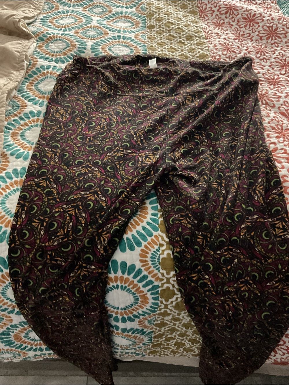 Men's Brown Paisley Lounge Pants